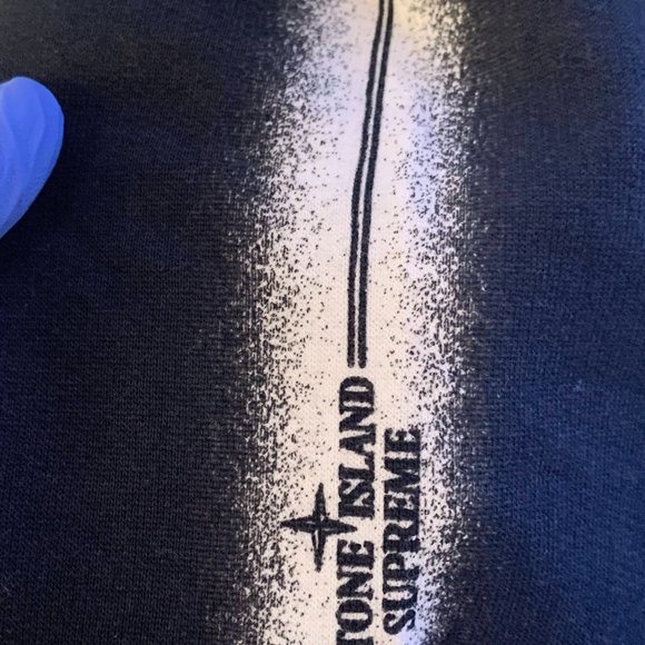 Stone Island Supreme Black Stripe Sweatpants SS22 - Picture 5 of 13